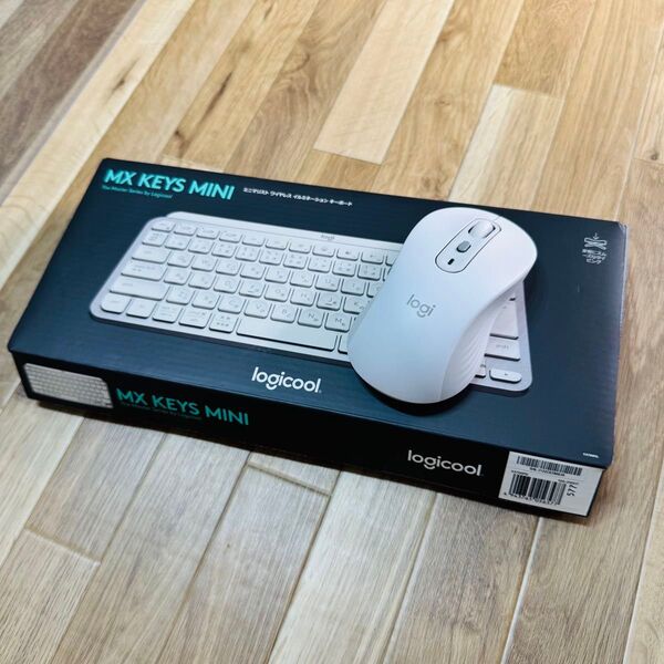 美品 Logicool M750L MX KEYS MINI セット ホワイト ロジクール ワイヤレスキーボード
