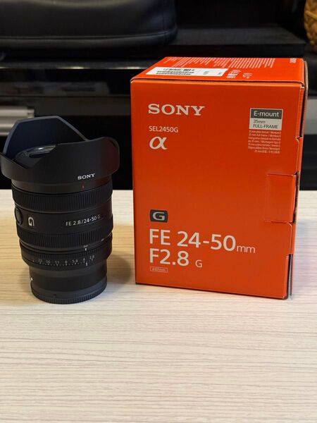 SONY FE 24-50mm F2.8 G SEL2450G 使用回数2,3回