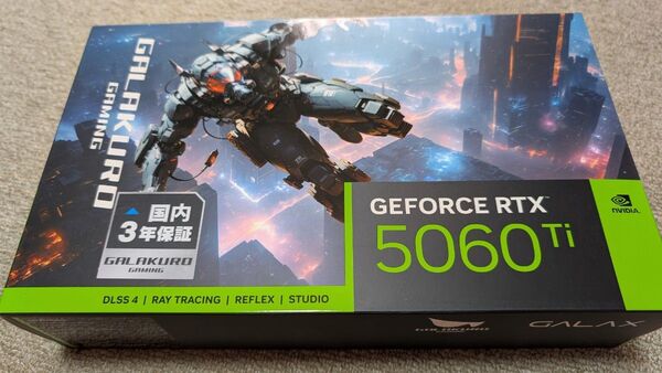 【未開封新品】玄人志向 GALAKURO GAMING NVIDIA GeForce RTX 5060 Ti 16GB