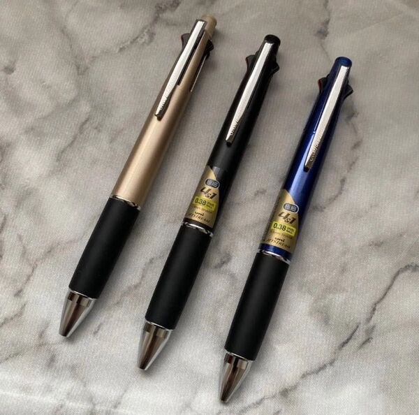 ジェットストリーム 多機能ペン 三菱鉛筆 4&1 ボールペン0.38mm 3本セット