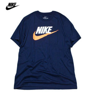 【新品】ナイキ フューチュラ アイコン 半袖 Tシャツ【410：紺】M NIKE トレーニング ジム コットン ロゴ T