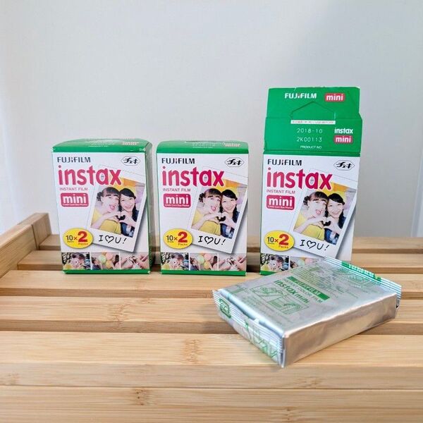 期限切れ チェキ フィルム instax mini 5本セット