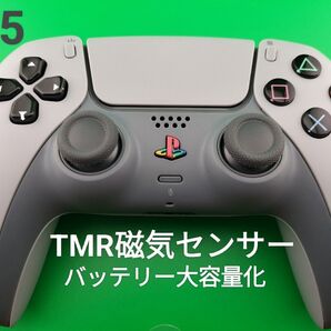 PS5 DualSense TMRセンサー コントローラー 30周年アニバーサリー (社外品)バッテリー大容量化 ホールエフェクト