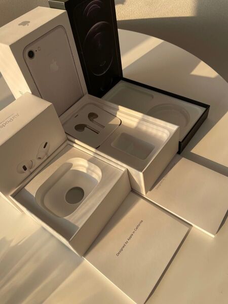 【空箱】AirPods & iPhone 7 & iPhone 12 Pro