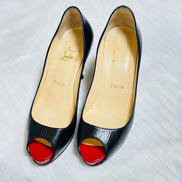 Christian Louboutin クリスチャンルブタン オープントゥパンプス サイズ:36 1/2