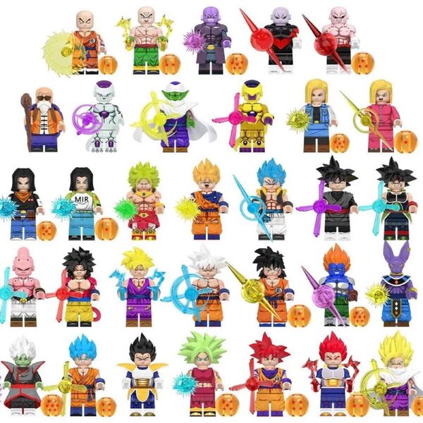 ★新作★【レゴ互換】ミニフィグ ドラゴンボール 人形 フィギュア 32体セット