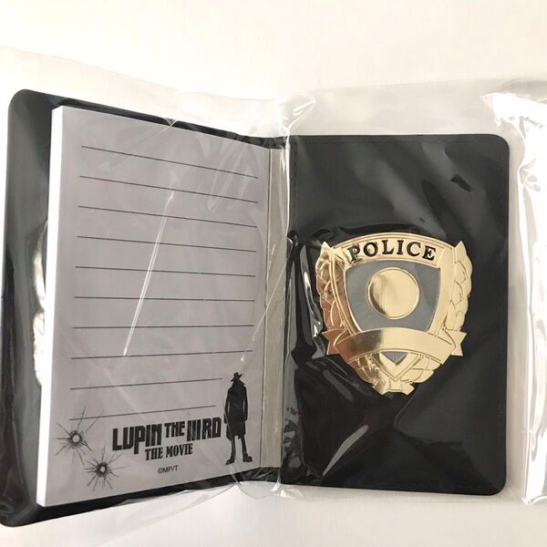 LUPIN THE IIIRD 不死身の血族 銭形 警察手帳風ノート 限定品 ルパン3世 映画 グッズ