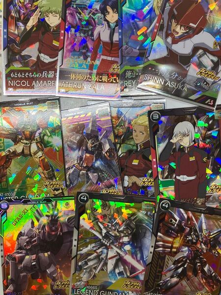機動戦士ガンダムアーセナルベース ブースターパックSEED DESTINY トライエイジ カード 11枚まとめ売り