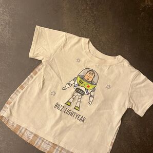 プティマイン トイストーリー バズ Tシャツ 半袖Tシャツ 半袖 コラボTシャツ リトルグリーメン