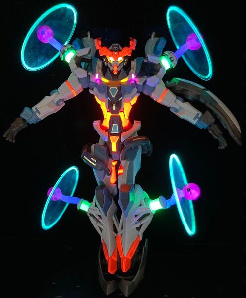 HGジークアクス用エフェクトパーツのみアニメ再現風1/144 GQuuuuuuX