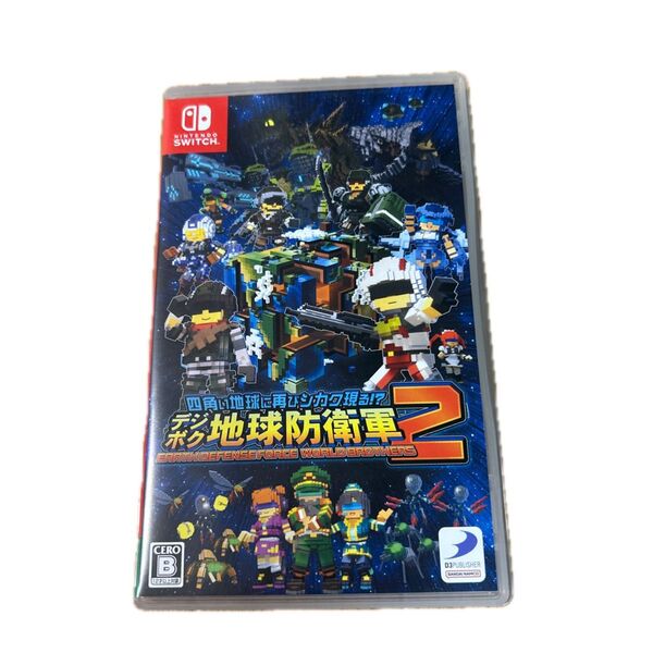 Switch 四角い地球に再びシカク現るデジボク地球防衛軍2 EARTH DEFENSE FORCE WORLD BROTHERS