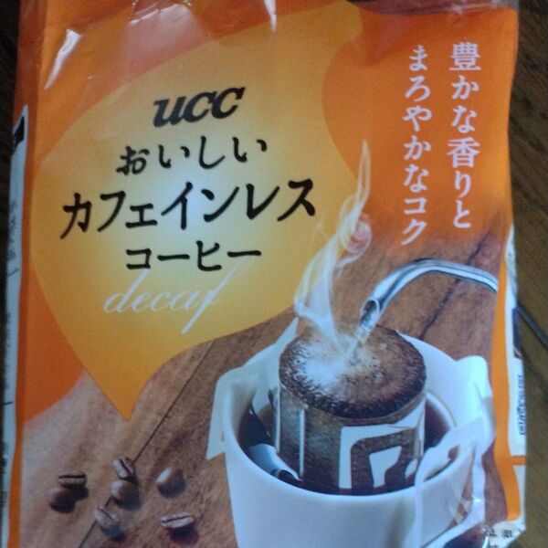 【新品】UCC おいしいカフェインレスコーヒー ドリップ珈琲 デカフェ