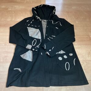 古着 Chamois シャミー ジャージ生地 長袖 フード付き レディース 日本製 中古