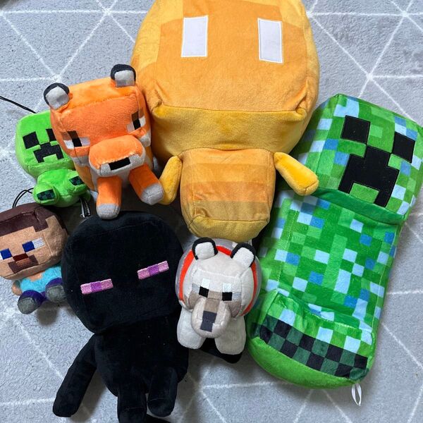 マインクラフト ぬいぐるみセット マイクラ マスコット ゲーム ぬいぐるみ クリーパー