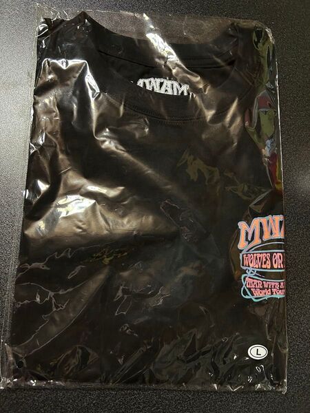 マンウィズ Burn it up Long-Tシャツ Lサイズ