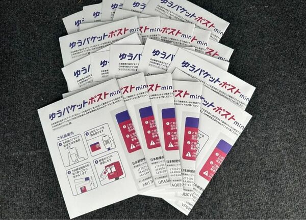 【19枚】ゆうパケットポストmini封筒