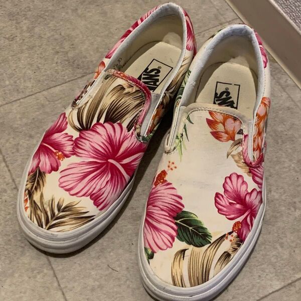Vans バンズ/ハワイアンプリント スリッポン 26.5〜27cm スニーカー