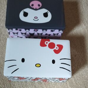サンリオ キティちゃん クロミ プリントクッキー 缶入り