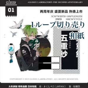 海外マステ 1ループ切り売り ( 12 )