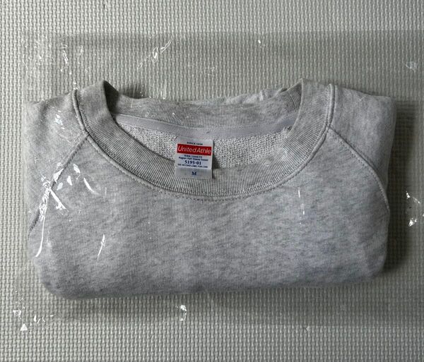 綿100% UnitedAthle 8.6oz LooseFitグレー検索白黒BLACKアメリカアメカジAmericanスウェット