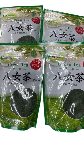 八女茶 煎茶 ブレンドティーバッグ まとめて 130g×4袋セット 送料込み ゆうパケットプラスで発送