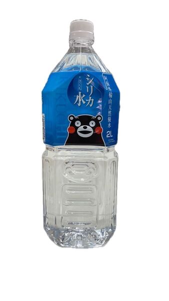 ⑥ シリカ水 2L×6本入 1箱 阿蘇外輪山天然優水 まとめて 送料込み 賞味期限26年11月以降 備蓄水