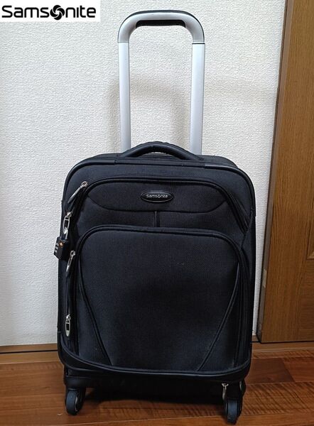 (良品)Samsonite サムソナイト キャリーバッグ キャリーケース 鍵付き キャリー二段階調節 収納多数