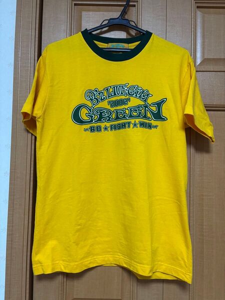 B'z LIVE-GYM 2002 GREEN Tシャツ イエロー