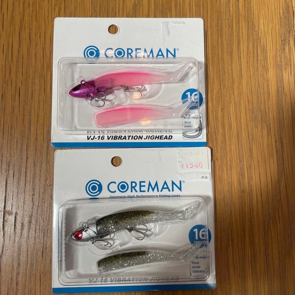 コアマン VJ-16 2個 バイブレーションジグヘッド COREMAN