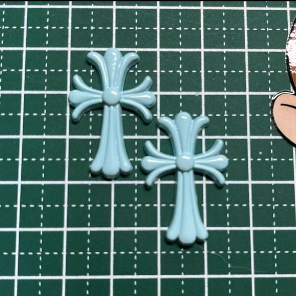 デコパーツ ネイルパーツ クロスパーツ カボション