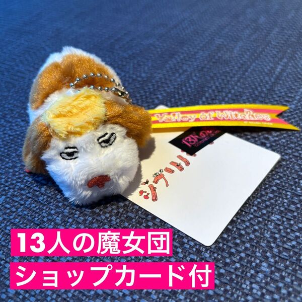 ジブリパーク 限定【 ハウルの動く城 ヒン ぬいぐるみ キーホルダー 】13人の魔女団 ショップカード付