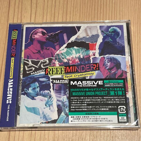 MA55IVE THE RAMPAGE/REEEMINDER! feat. Crystal Kay (Blu-ray Disc付)