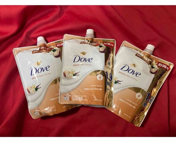 シアバター&バニラ Dove(ダヴ)ダブ ボディソープ ボディウォッシュ 640g×3