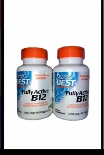 期限2027年以降ドクターズベスト社 一粒にメチルコバラミン ビタミンB-12 1500mcg60粒×2