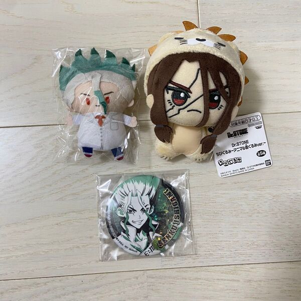 【レア】Dr.STONE フィンガーマスコット パペラ 缶バッジ ちびぐるみ