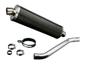 DELKEVIC スリップオンカーボンオーバルマフラー★YAMAHA TDM850 1991-2001 450mm KIT0851