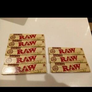 【正規品】RAW オーガニックヘンプ オーガニック キングサイズスリム 32枚入り 長さ約110mm 幅約44mm 8ブックレット