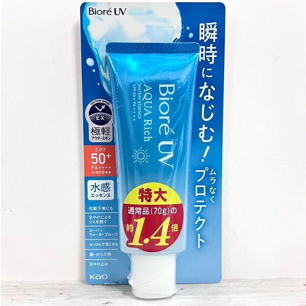 ビオレ UV アクアリッチ ウォータリーエッセンス 日焼け止め 100g 1個