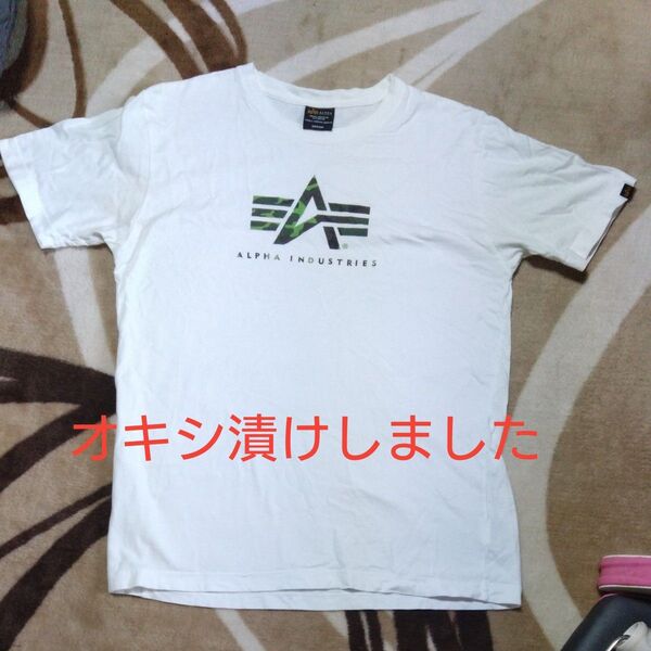 Alpha半袖Tシャツ メンズsizeミディアム 着丈87cm