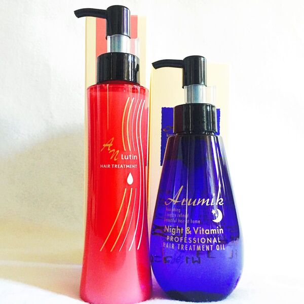 セール!アルミック ナイト&ビタミン ヘアオイル プロフェッショナル150ml+AN ルーティン ヘアートリートメント 2種2本組
