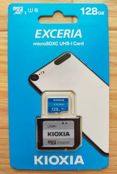 128GB キオクシア 東芝 microSDカード マイクロSD アダプター付き