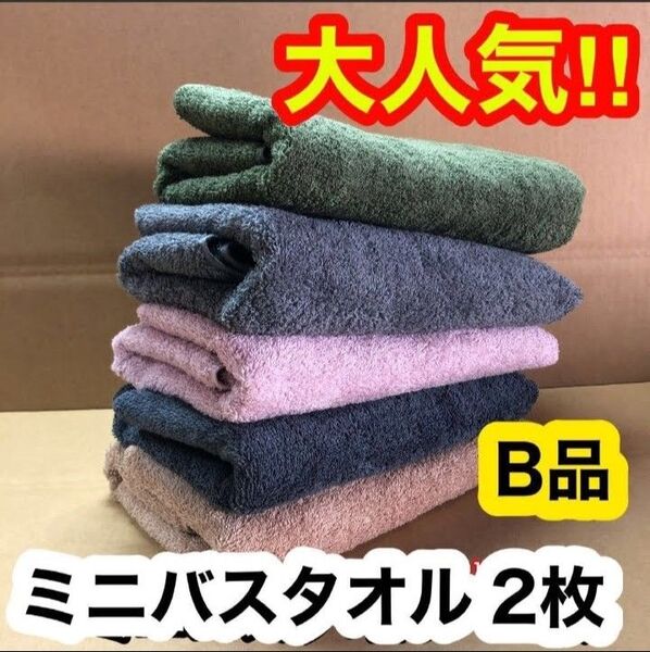 ミニバスタオル B品 2枚