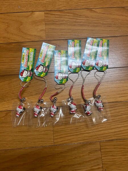 三重限定 ご当地ストラップ ハローキティ6個セット ココパ 新品