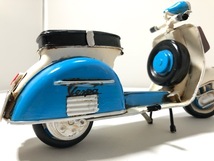Vespa風アンティークカバイク ヴィンテージカー クラシックカー ブリキ オブジェ おもちゃ アメリカ ハワイ イギリス 置物_画像8