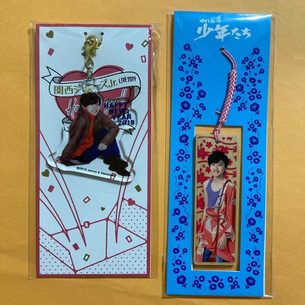 なにわ男子 道枝駿佑さん アクリル萌え萌えキーホルダー・明日を駆ける少年たち木札