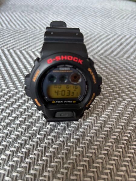 CASIO G-SHOCK FOX FIRE DW−6900 腕時計稼働品 Gショック ジーショック