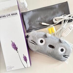 【未使用】加熱機能付きアイマスク HEATING EYE MASK となりのトトロ ジブリ【一部付属品不備】