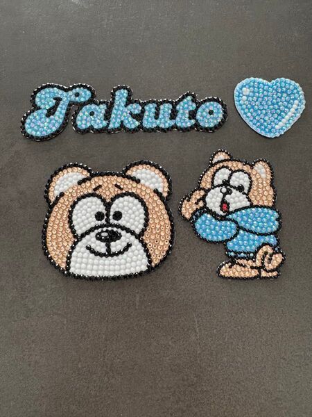 うちわデコ デコパーツ デコストーン デコうちわ 寺西拓人 タイムレス TAM