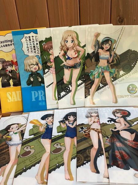 ガールズ&パンツァー クリアファイル 10枚セット