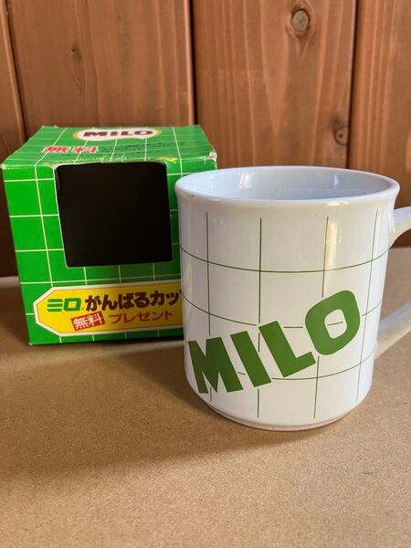 非売品 昭和レトロ MILO ミロ マグカップ 箱付き